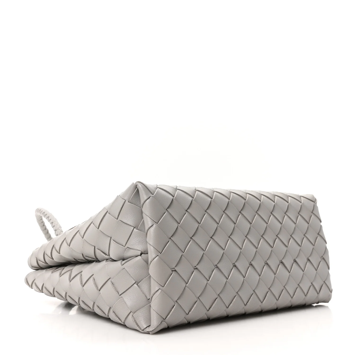 Nappa Intrecciato Small Andiamo Shoulder Bag Sterling - Image 4