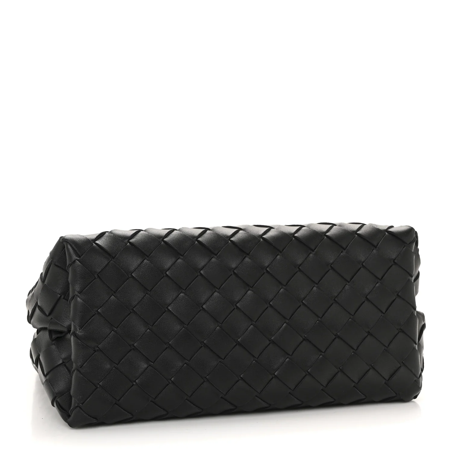 Nappa Intrecciato Small Andiamo With Chain Shoulder Bag Black - Image 4