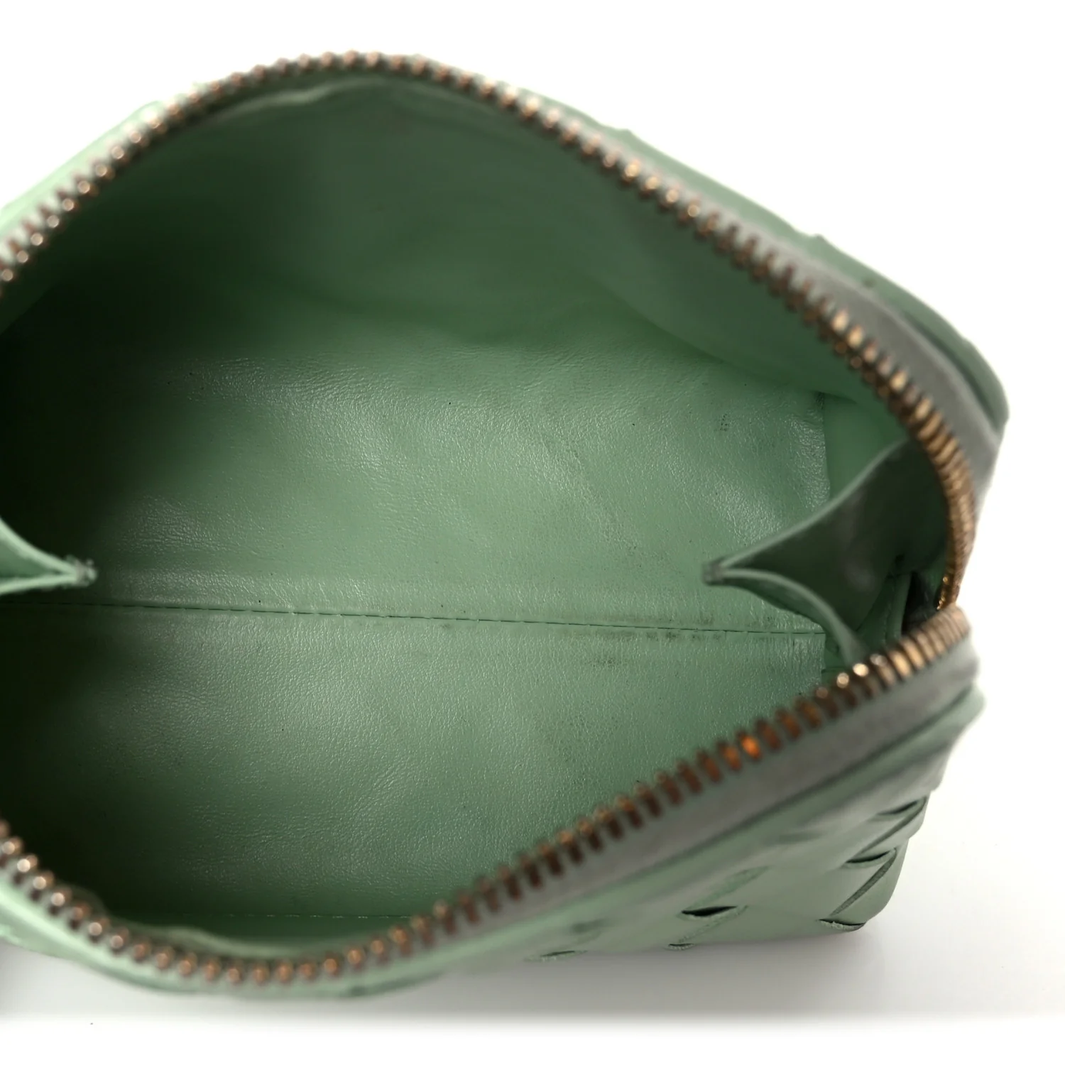 Nappa Intrecciato Small Beauty Pouch Fresh Mint - Image 5