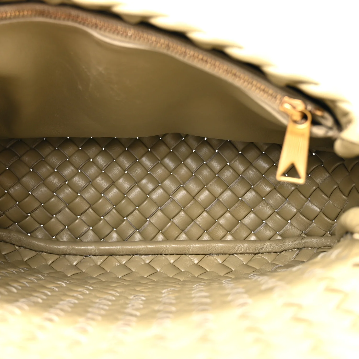 Nappa Intrecciato Small Cobble Shoulder Bag Camel - Image 5
