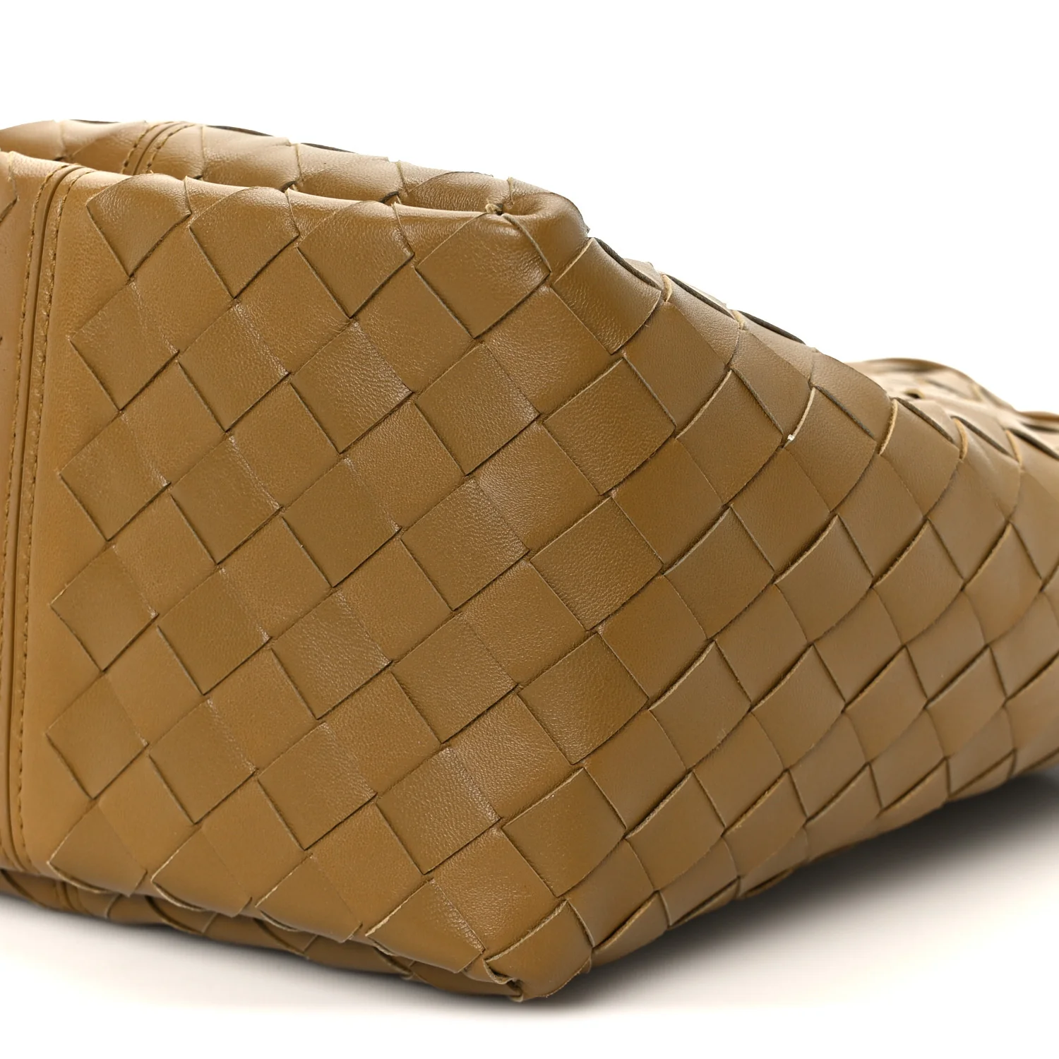 Nappa Intrecciato Small Flip Flap Tote Acorn - Image 10