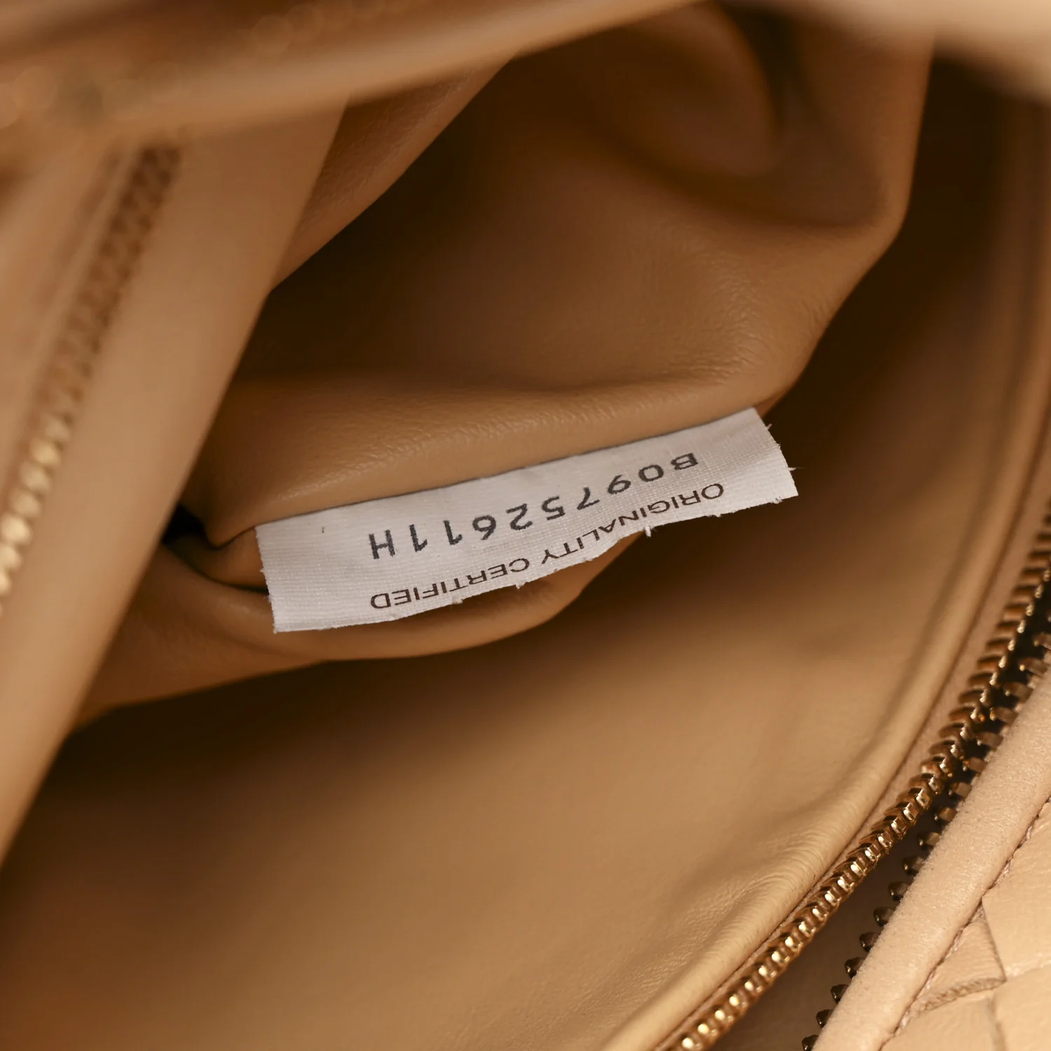 Nappa Intrecciato Small Jodie Hobo Almond - Image 7