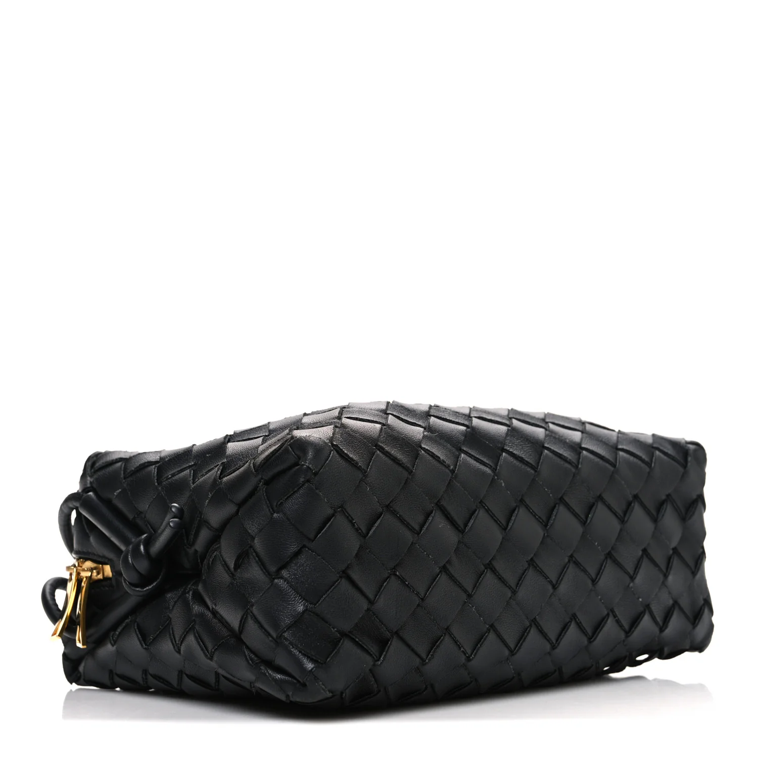 Nappa Intrecciato Small Loop Camera Bag Black - Image 4