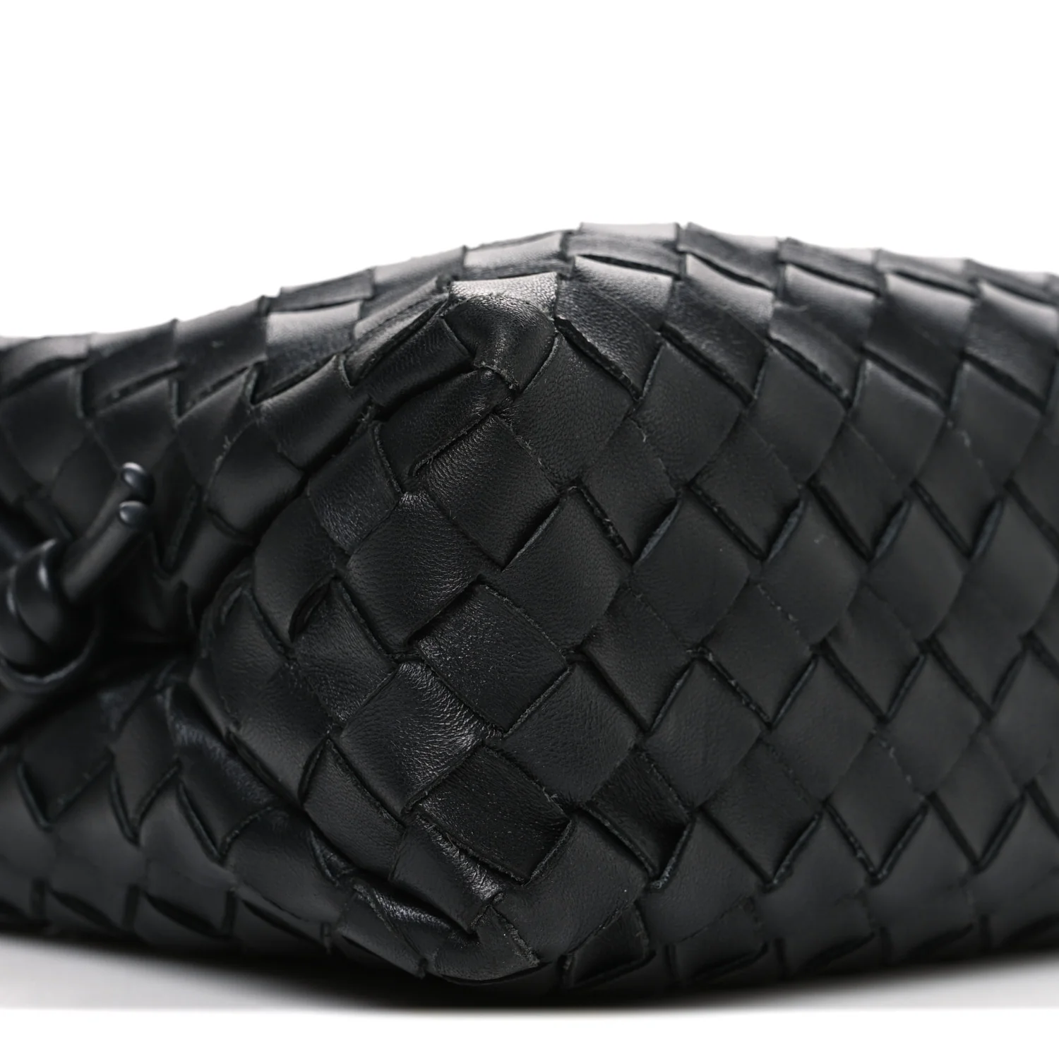 Nappa Intrecciato Small Loop Camera Bag Black - Image 8