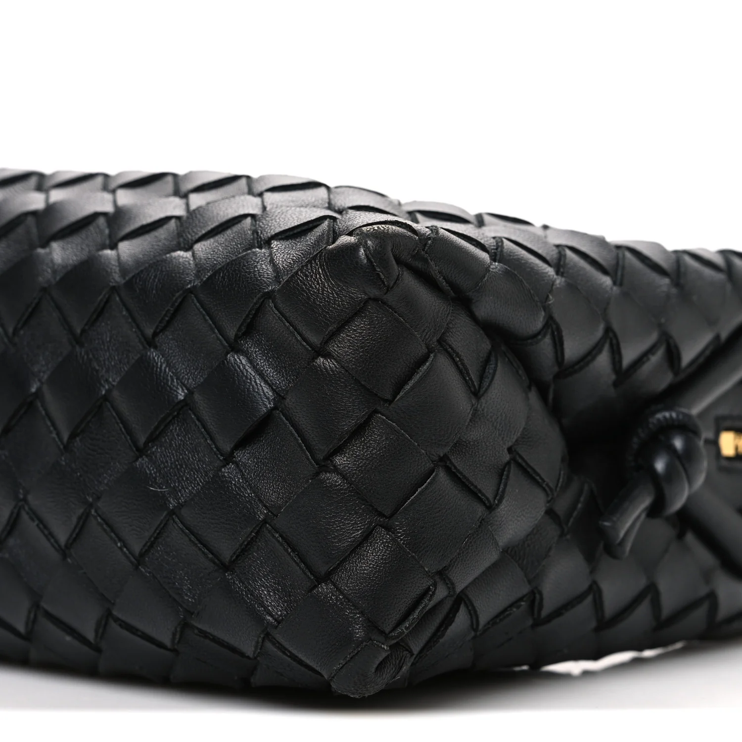 Nappa Intrecciato Small Loop Camera Bag Black - Image 9