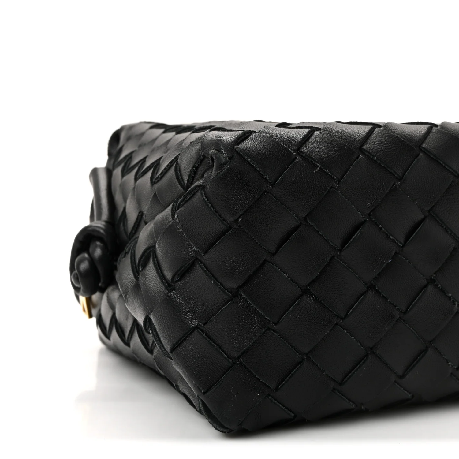 Nappa Intrecciato Small Loop Camera Bag Black - Image 8