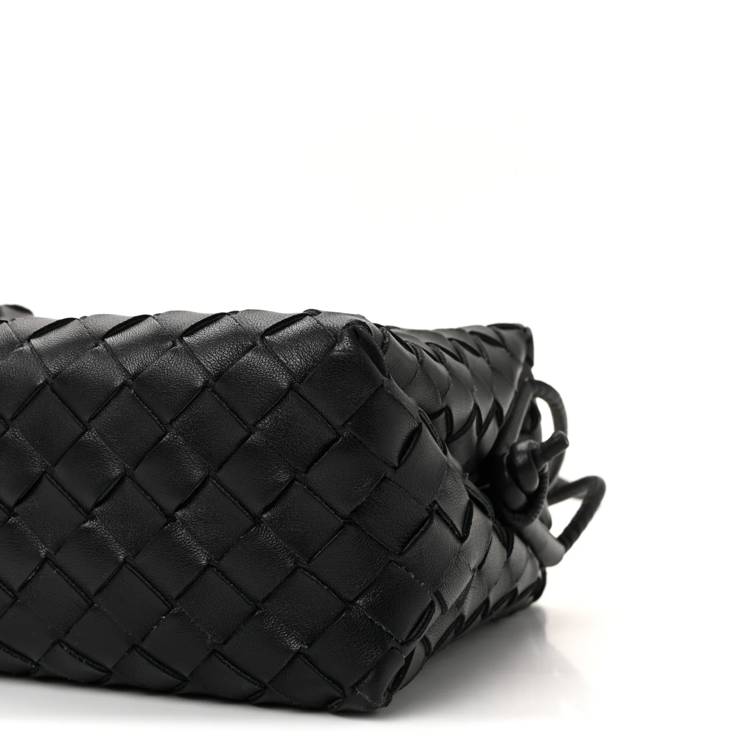 Nappa Intrecciato Small Loop Camera Bag Black - Image 9