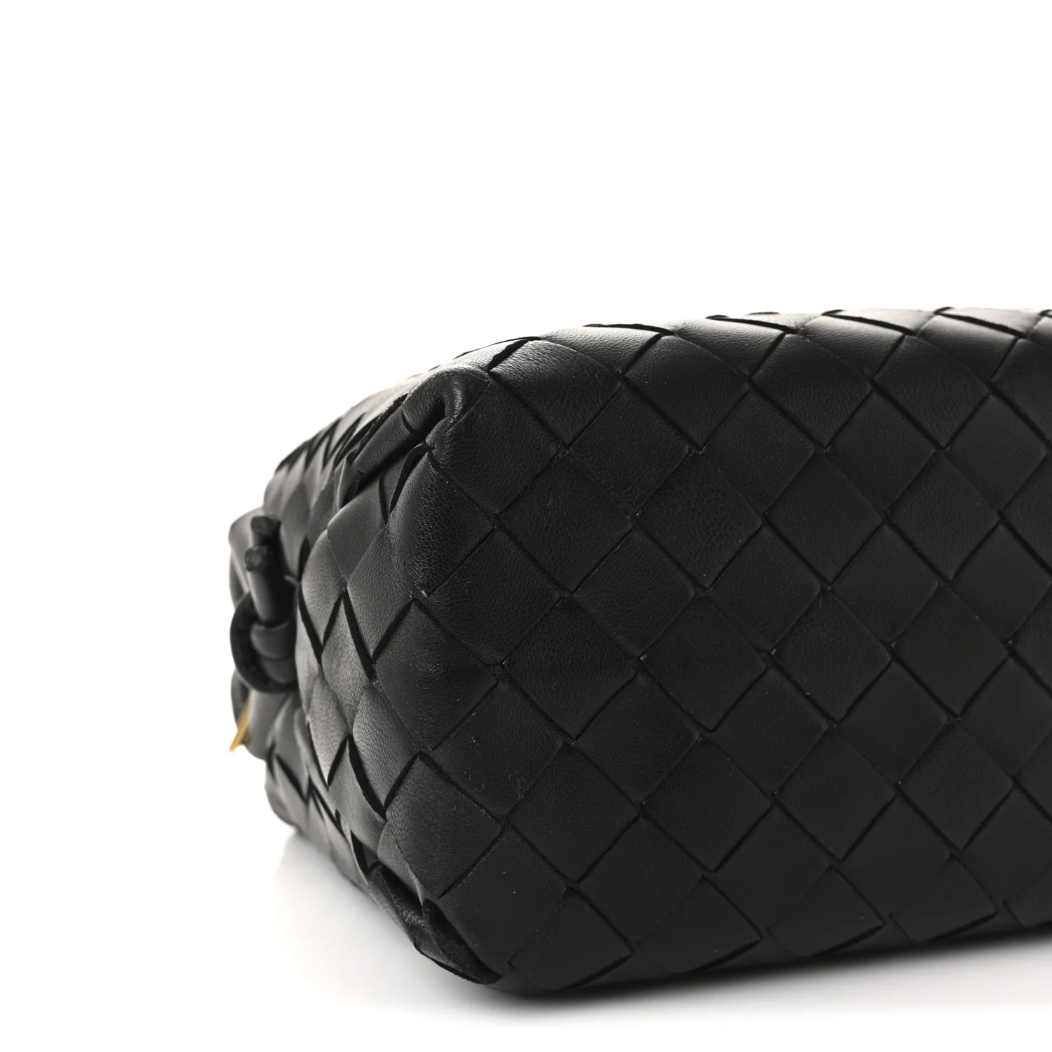 Nappa Intrecciato Small Loop Camera Bag Black - Image 8