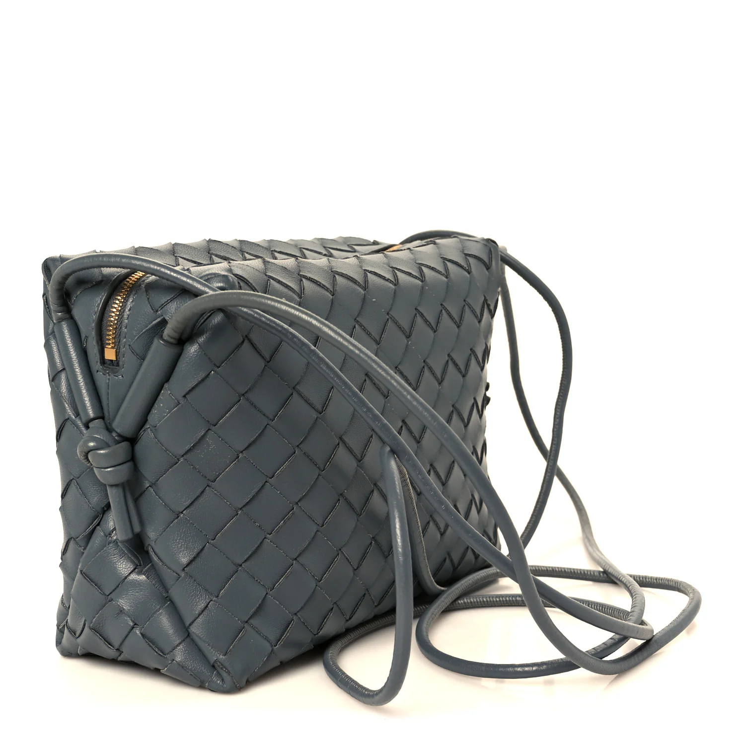 Nappa Intrecciato Small Loop Camera Bag Thunder - Image 3