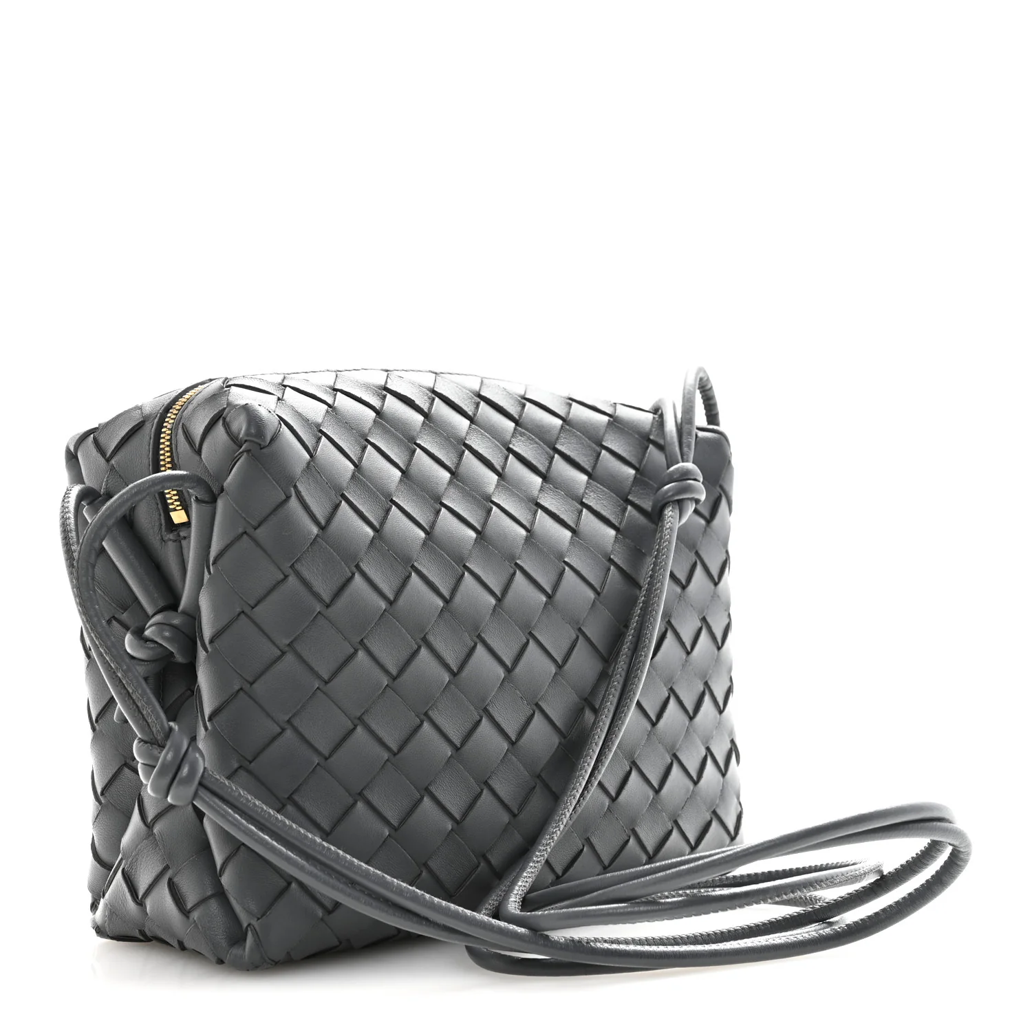 Nappa Intrecciato Small Loop Camera Bag Thunder - Image 3
