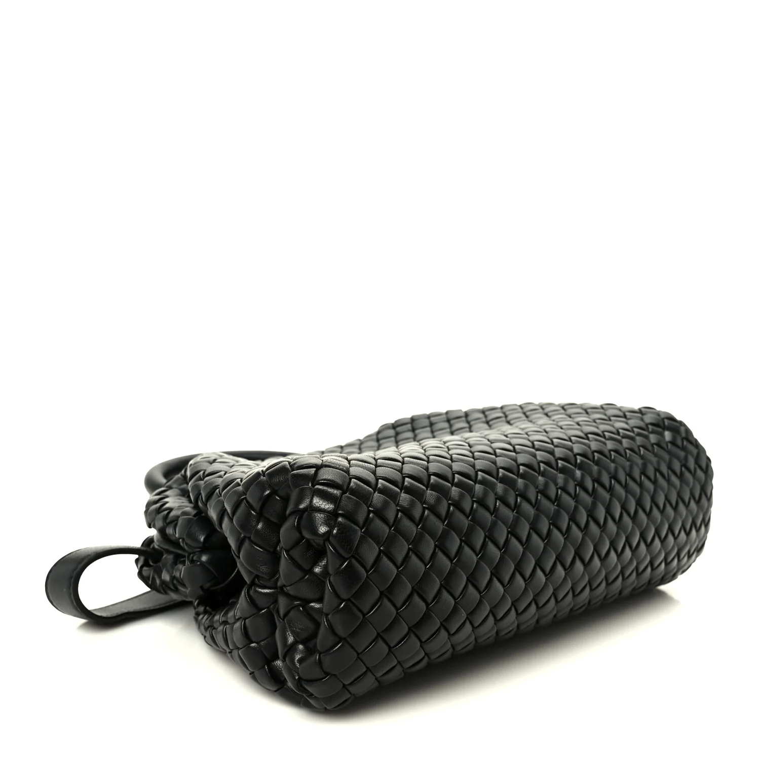 Nappa Intrecciato Small Padded The Handle Tote Black - Image 7