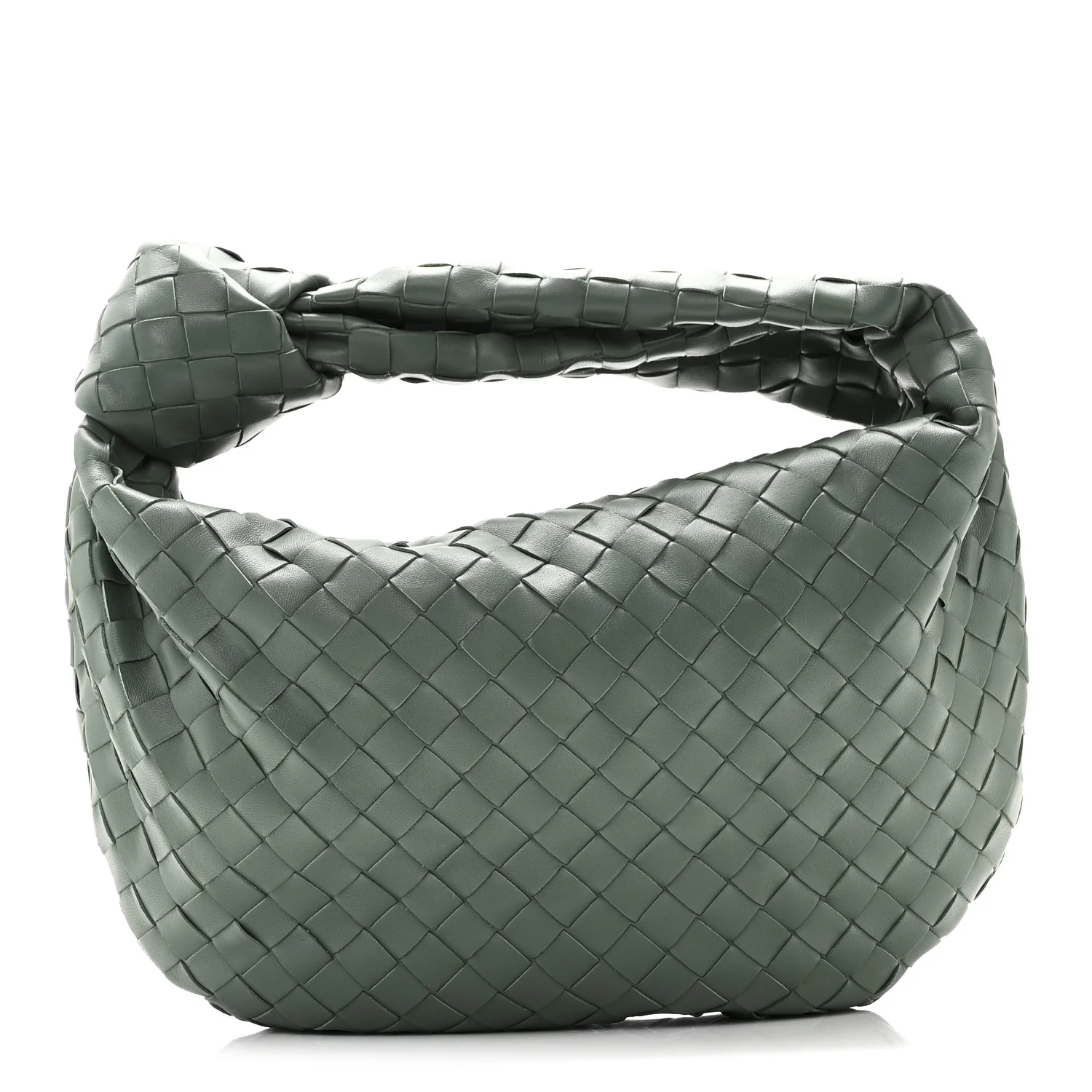 Nappa Intrecciato Teen Jodie Hobo Aloe