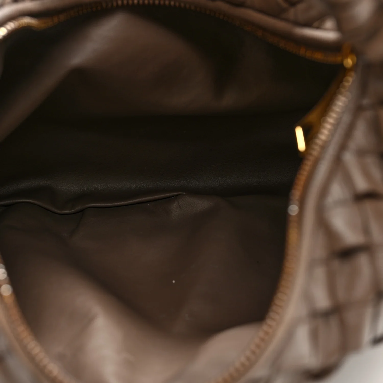 Nappa Intrecciato Teen Jodie Hobo Dark Taupe - Image 5