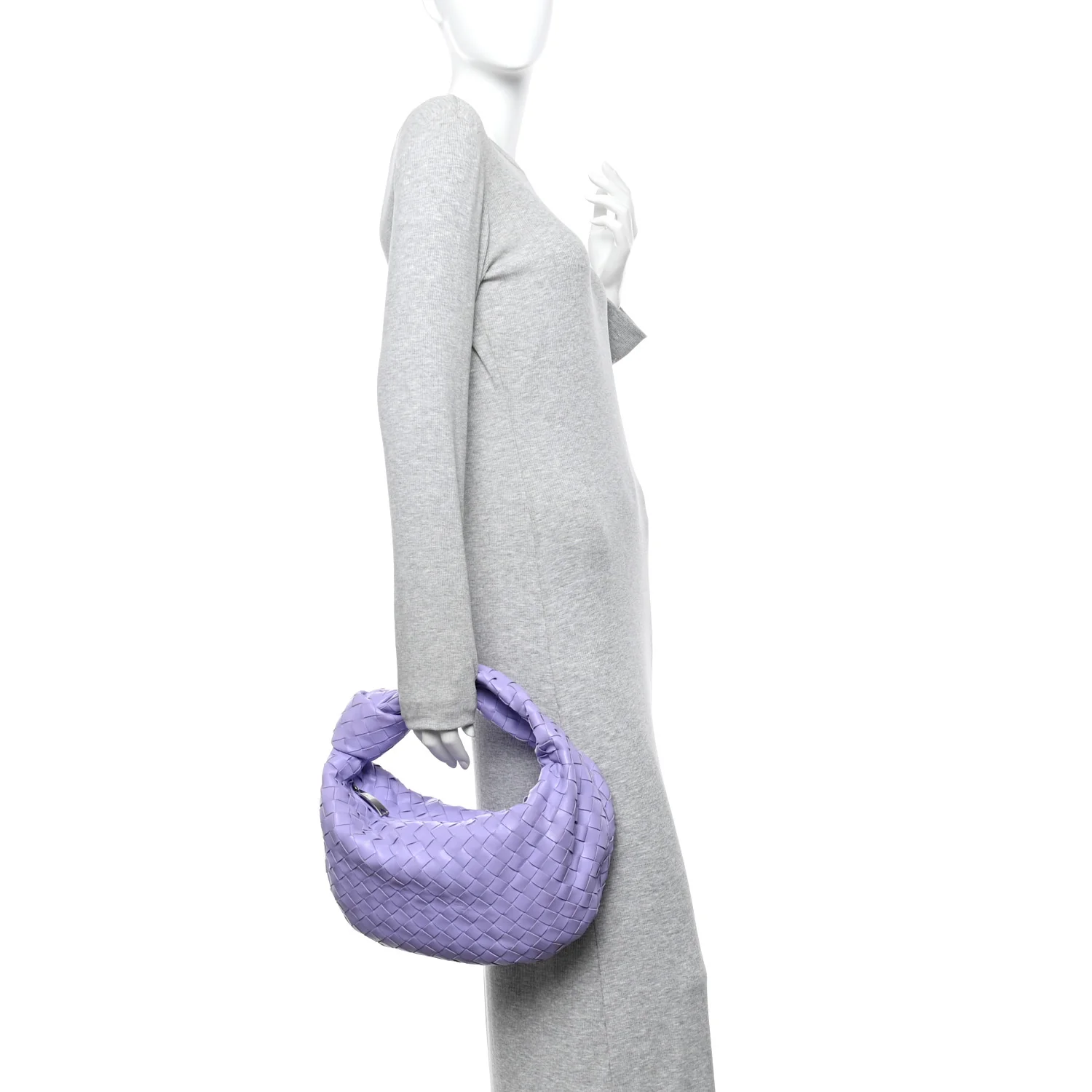Nappa Intrecciato Teen Jodie Hobo Wisteria - Image 2