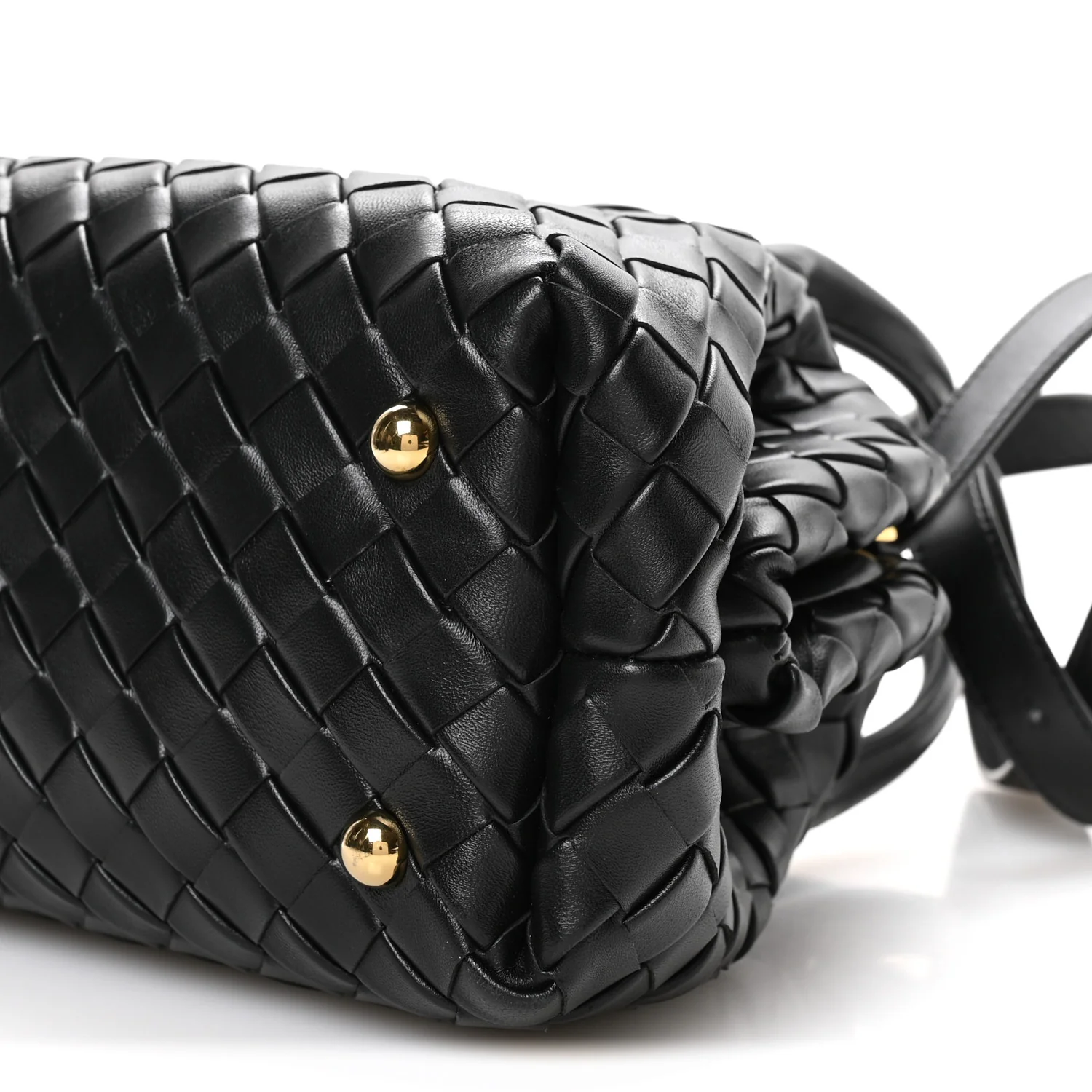 Nappa Intrecciato Teen The Lauren 1980 Bauletto Black - Image 10