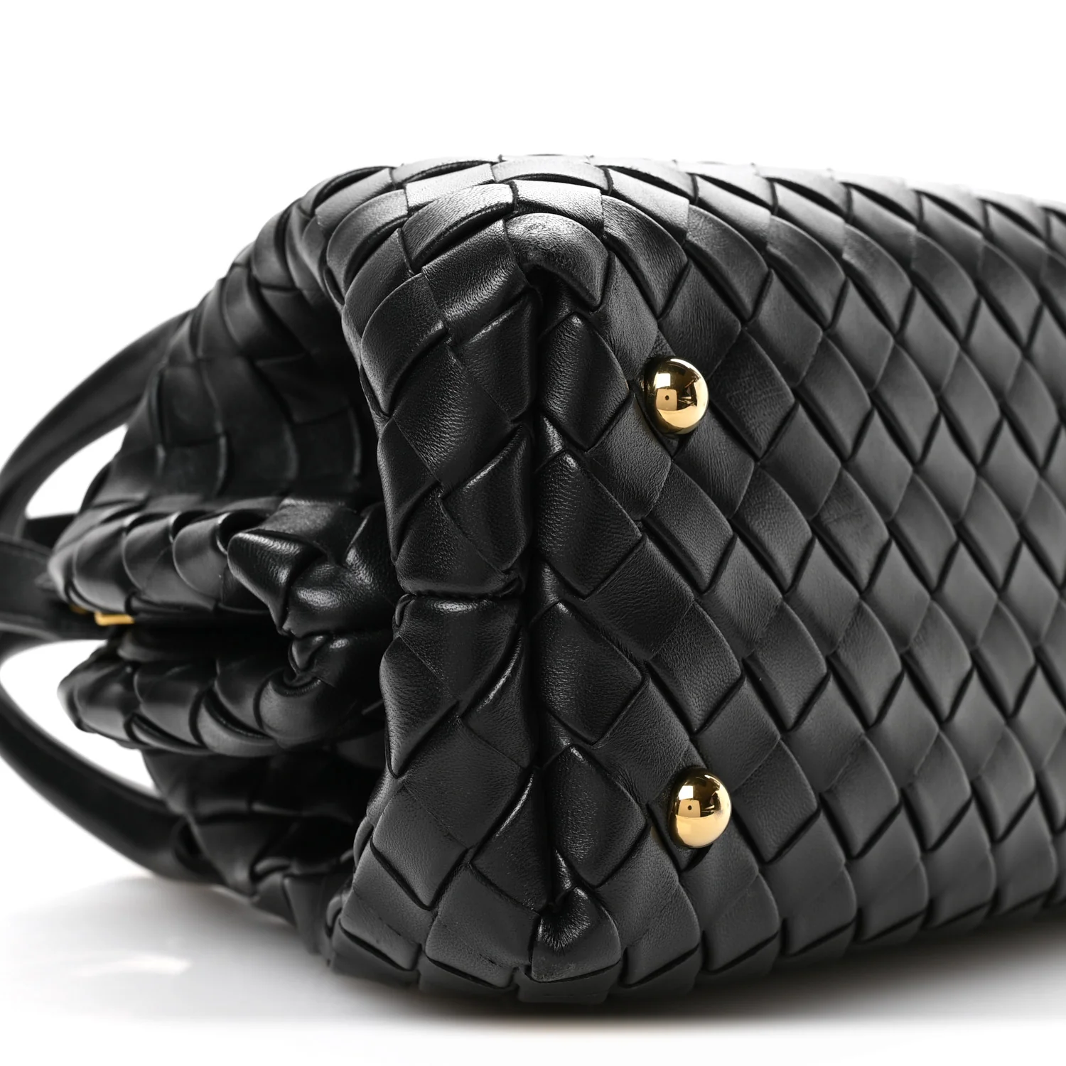 Nappa Intrecciato Teen The Lauren 1980 Bauletto Black - Image 9