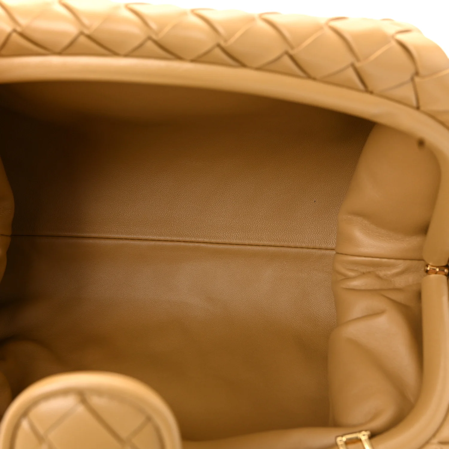 Nappa Intrecciato Teen The Lauren 1980 Clutch With Chain Praline - Image 5