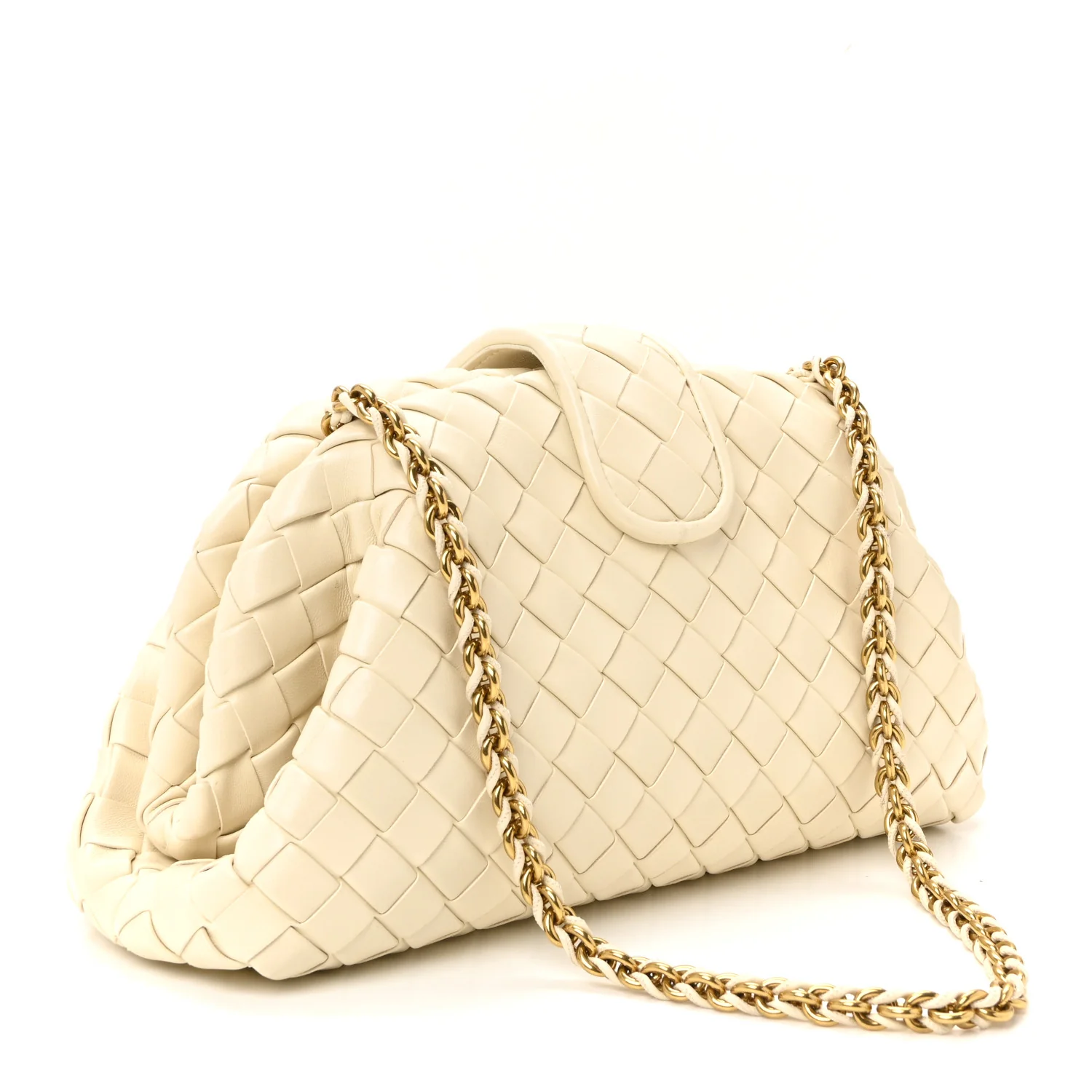 Nappa Intrecciato Teen The Lauren 1980 Clutch With Chain String - Image 3