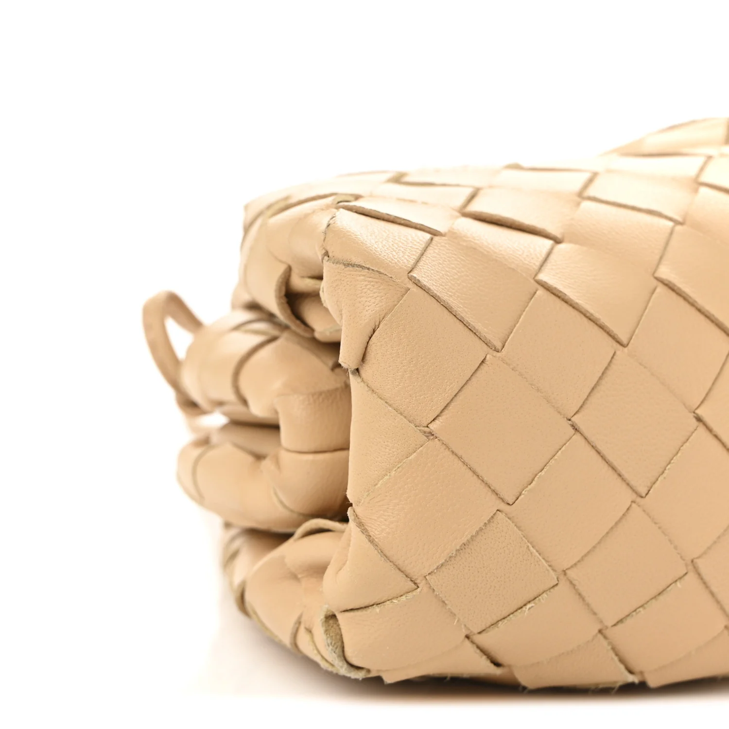 Nappa Intrecciato The Mini Pouch Almond - Image 9