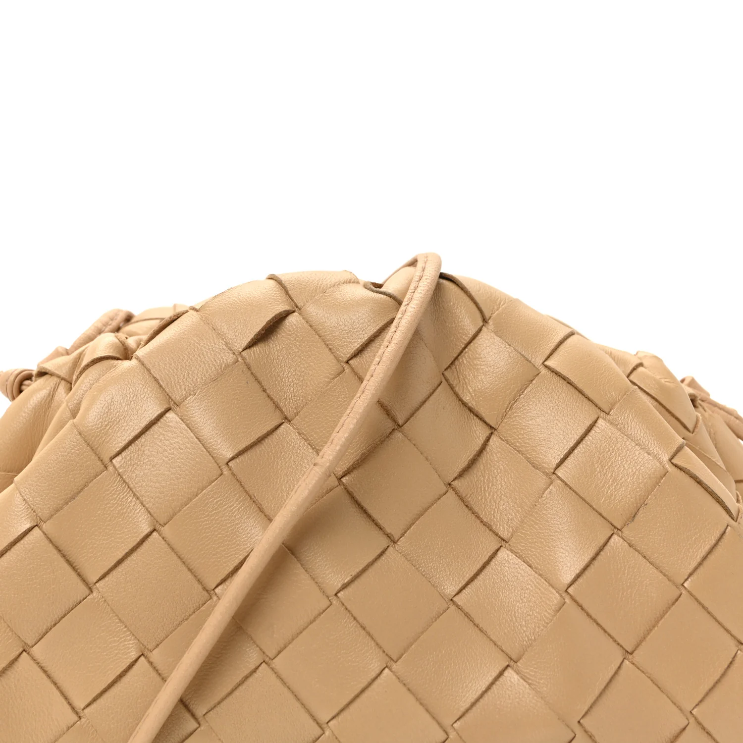 Nappa Intrecciato The Mini Pouch Almond - Image 7