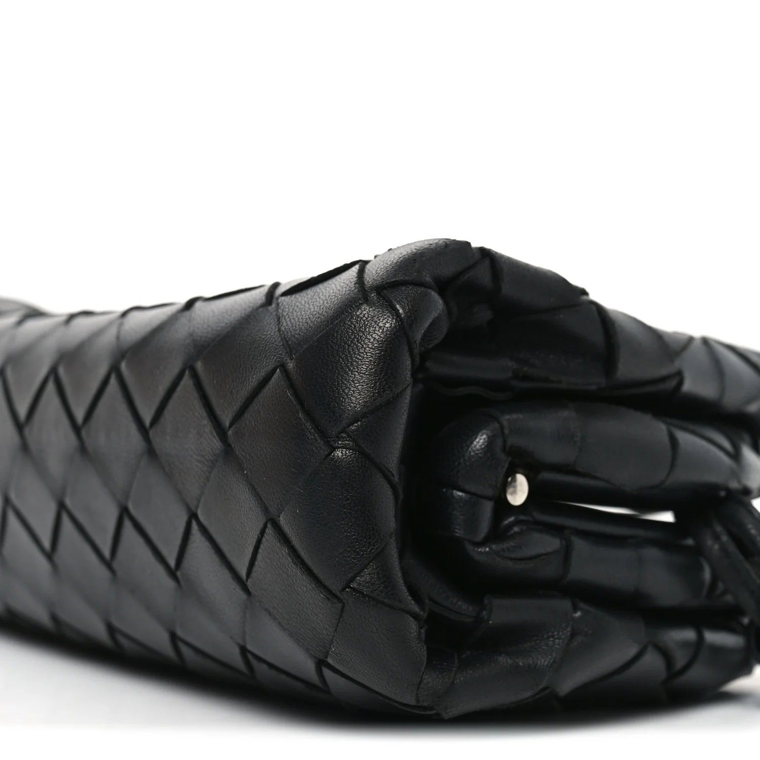 Nappa Intrecciato The Mini Pouch Black - Image 11