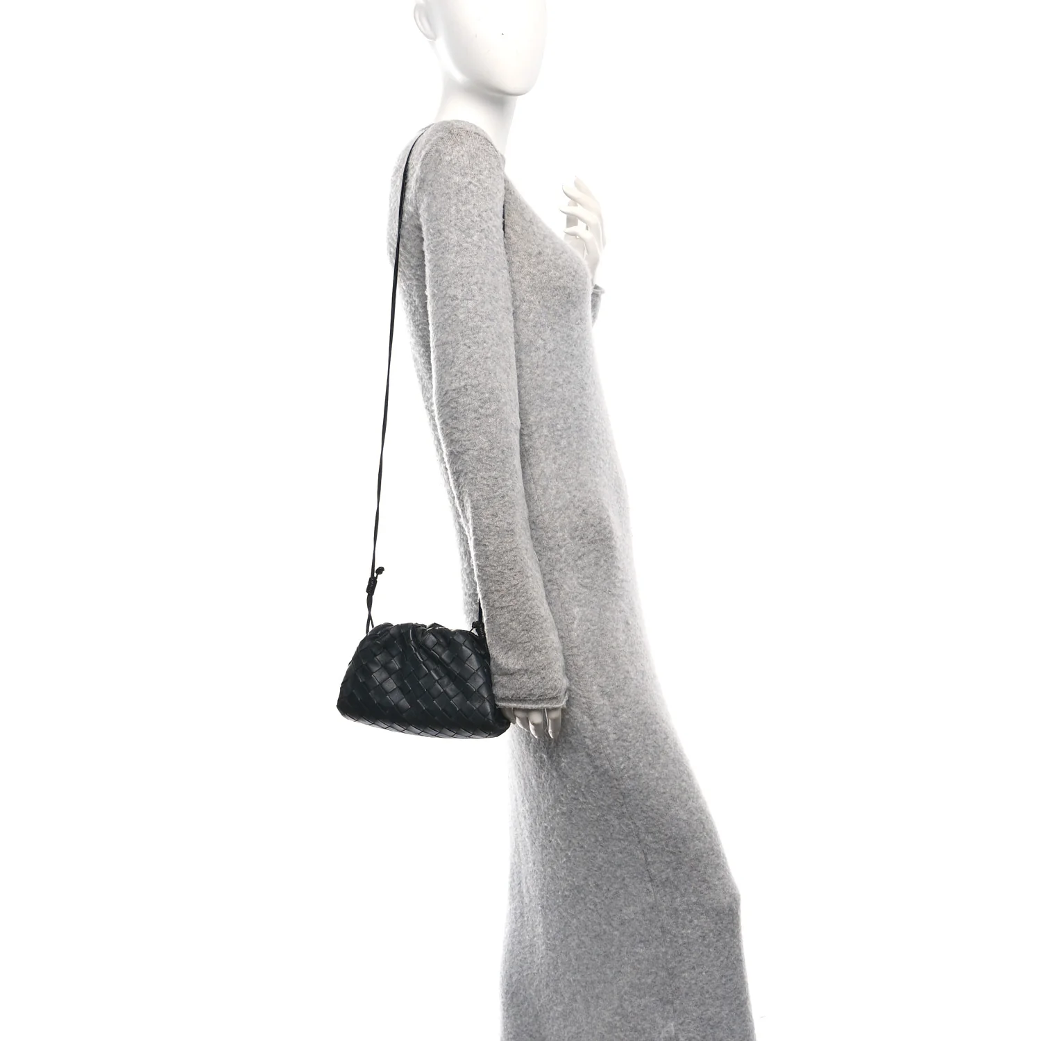 Nappa Intrecciato The Mini Pouch Black - Image 2