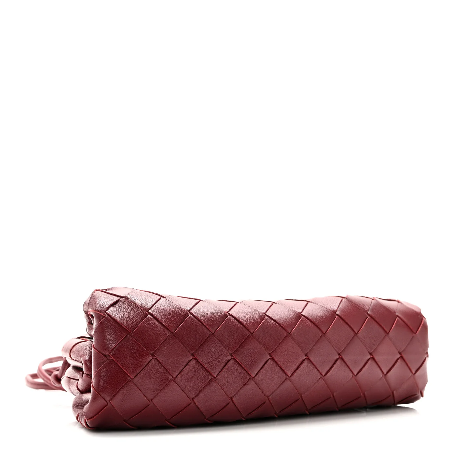 Nappa Intrecciato The Mini Pouch Bordeaux - Image 4