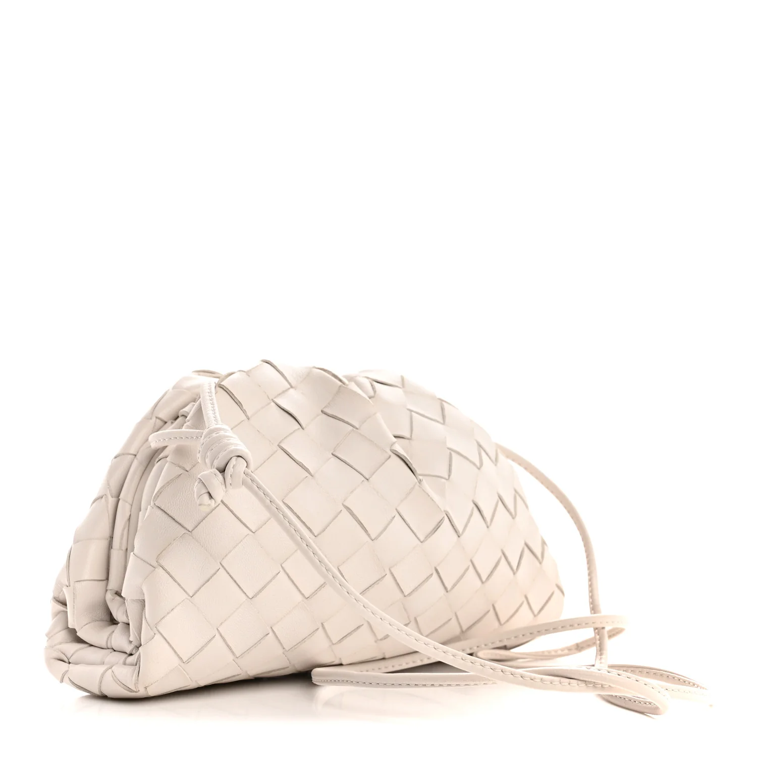 Nappa Intrecciato The Mini Pouch Chalk - Image 3