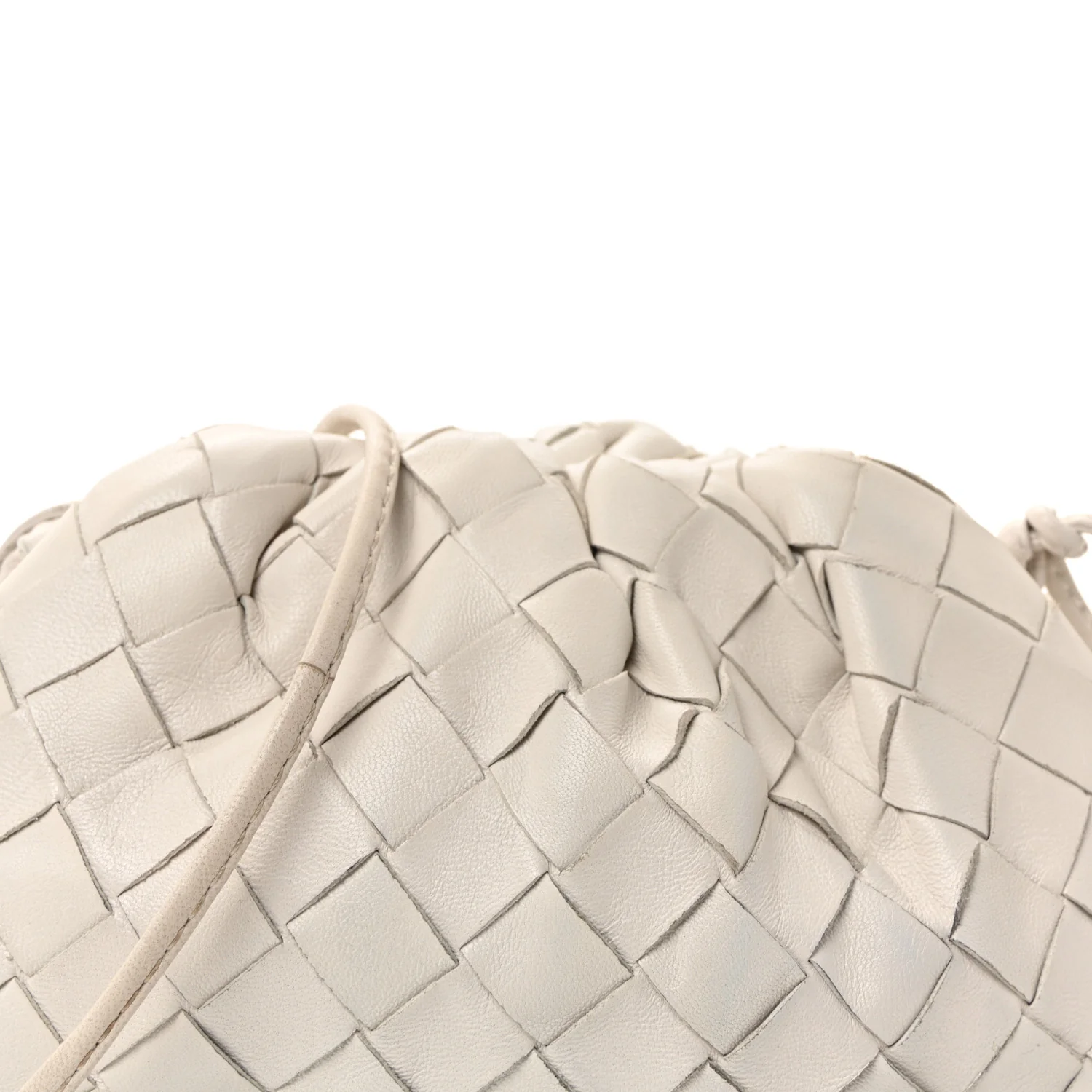 Nappa Intrecciato The Mini Pouch Chalk - Image 7