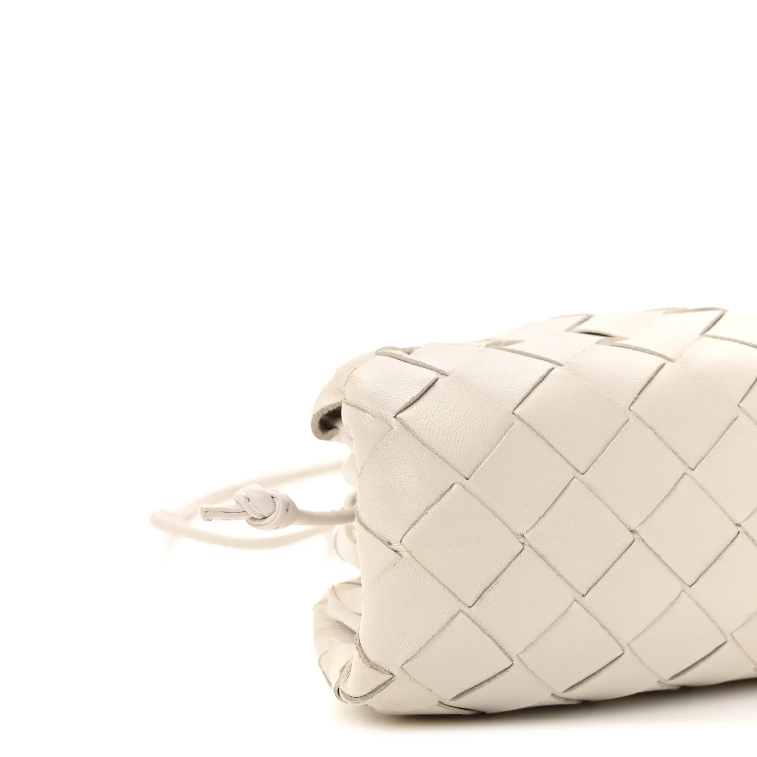 Nappa Intrecciato The Mini Pouch Chalk - Image 8