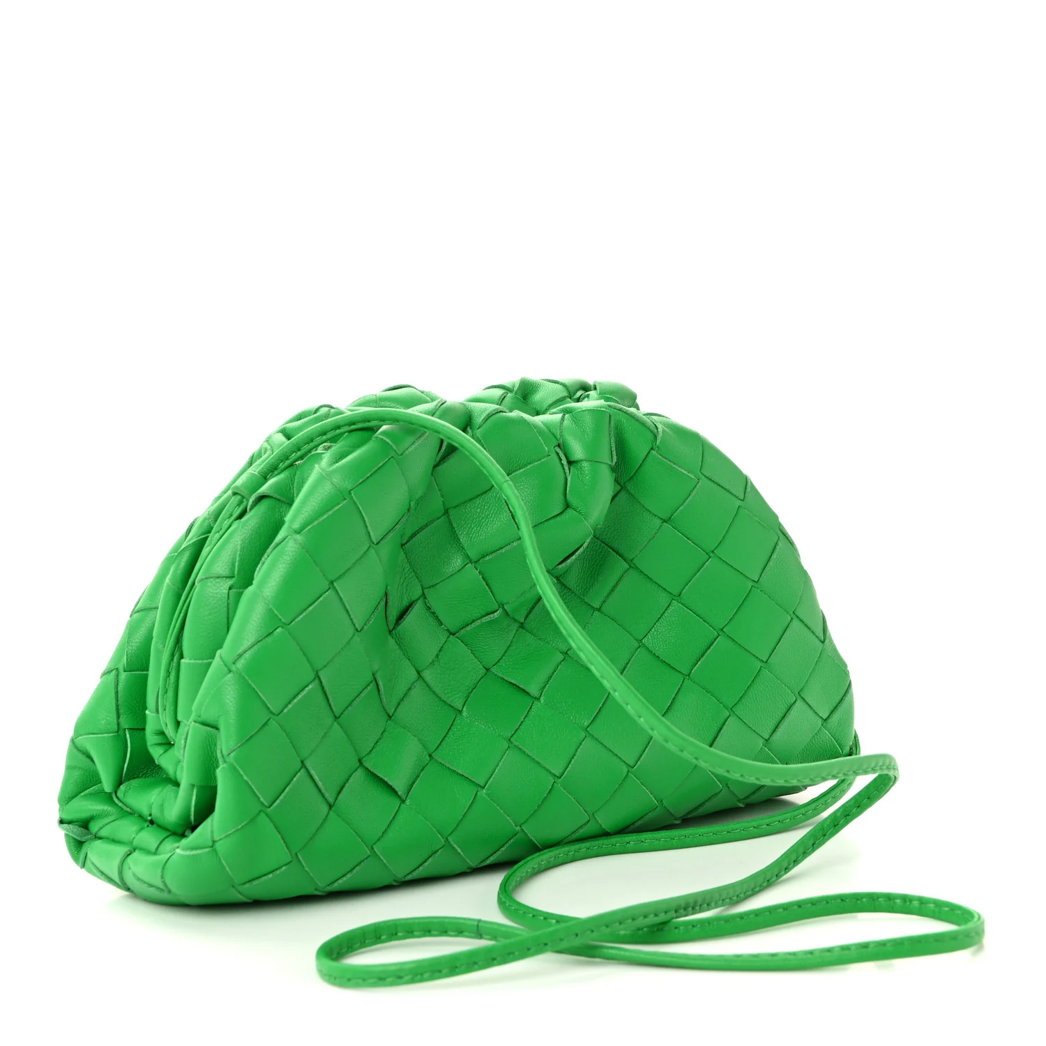 Nappa Intrecciato The Mini Pouch Clutch Parakeet - Image 3