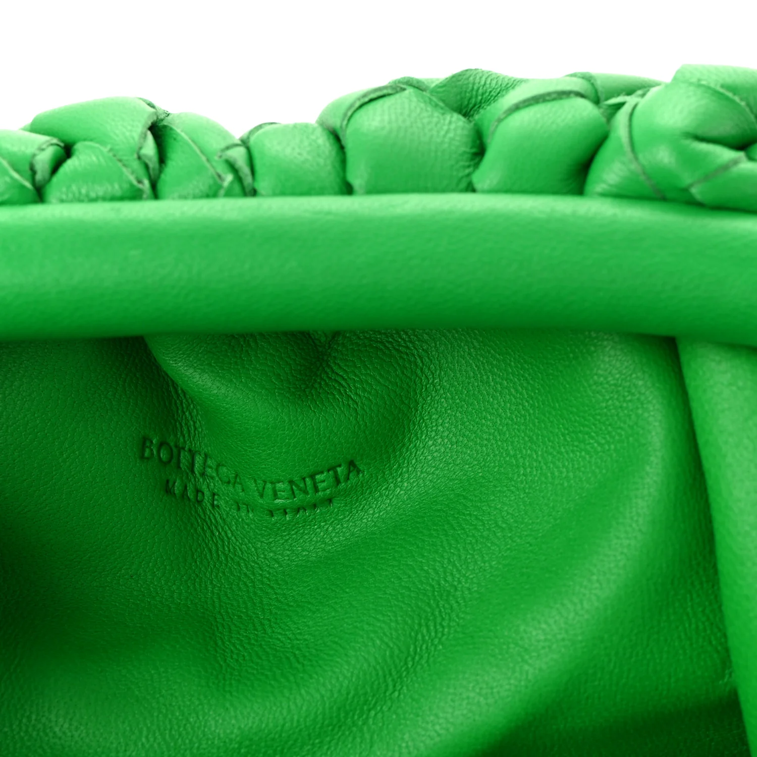 Nappa Intrecciato The Mini Pouch Clutch Parakeet - Image 6