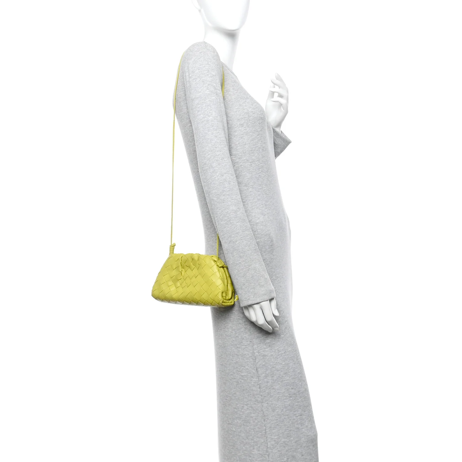 Nappa Intrecciato The Mini Pouch Kiwi - Image 2