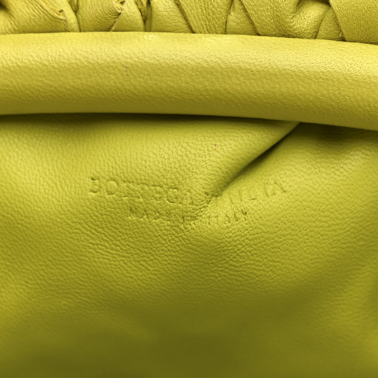 Nappa Intrecciato The Mini Pouch Kiwi - Image 6