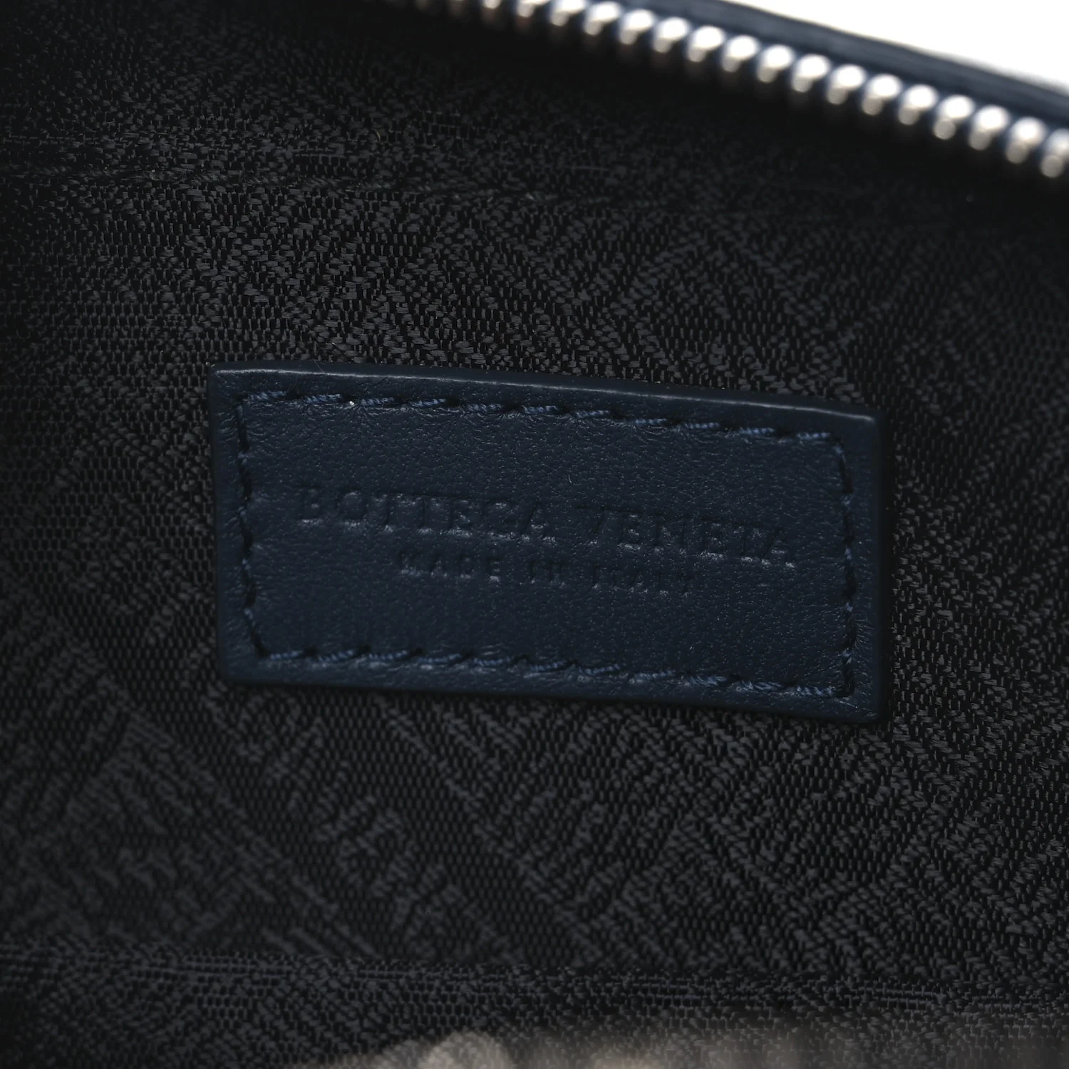 Nappa Intrecciato Vertical Shoulder Bag Blue - Image 6