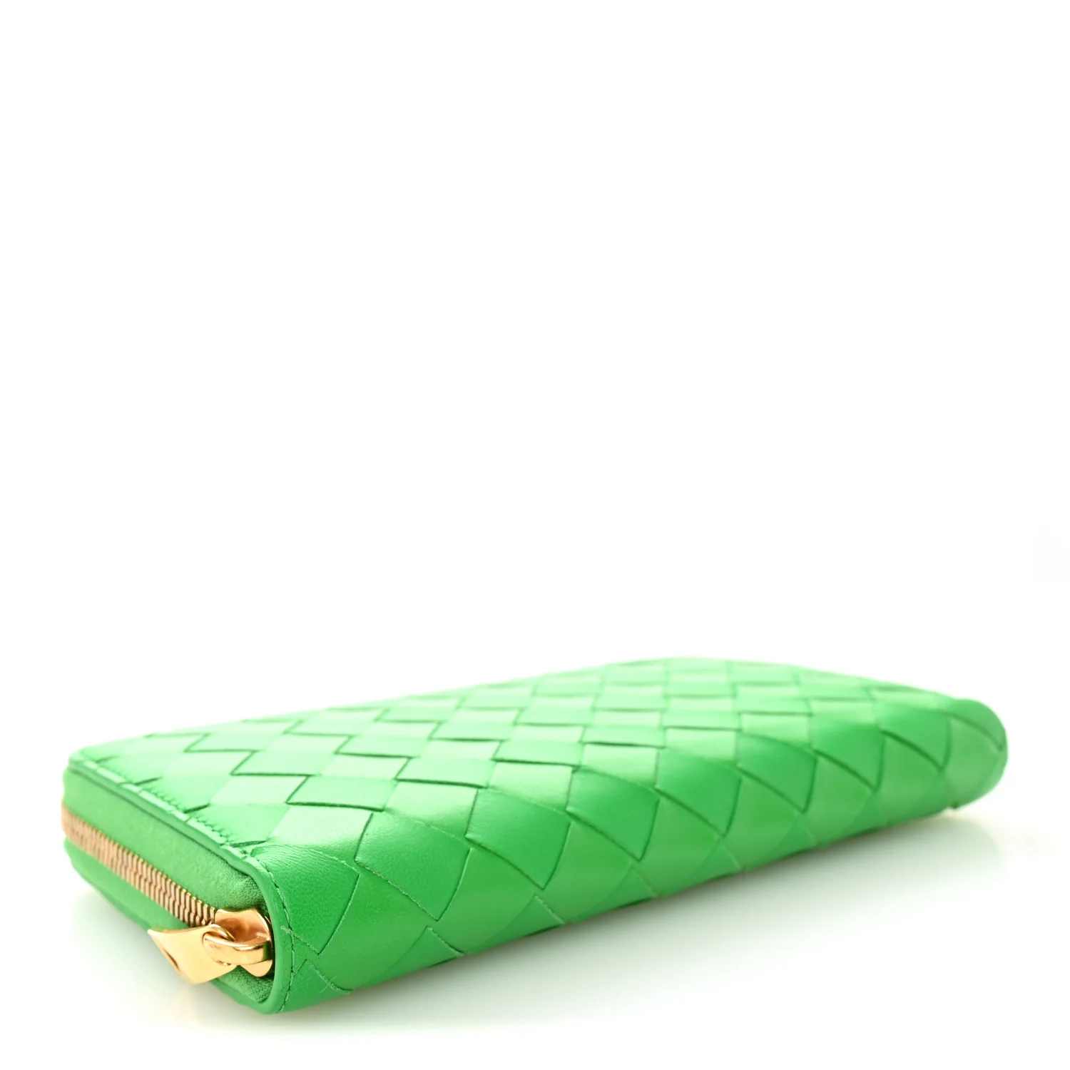 Nappa Intrecciato Zip Around Wallet Parakeet - Image 4