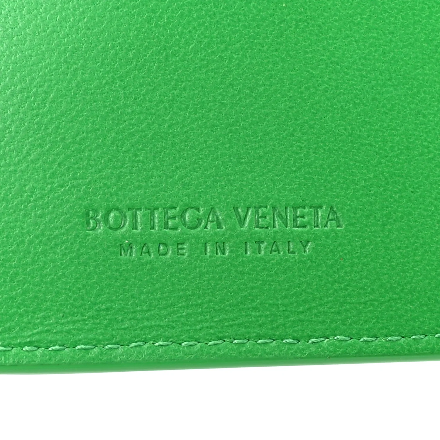Nappa Intrecciato Zipped Card Case Parakeet - Image 6