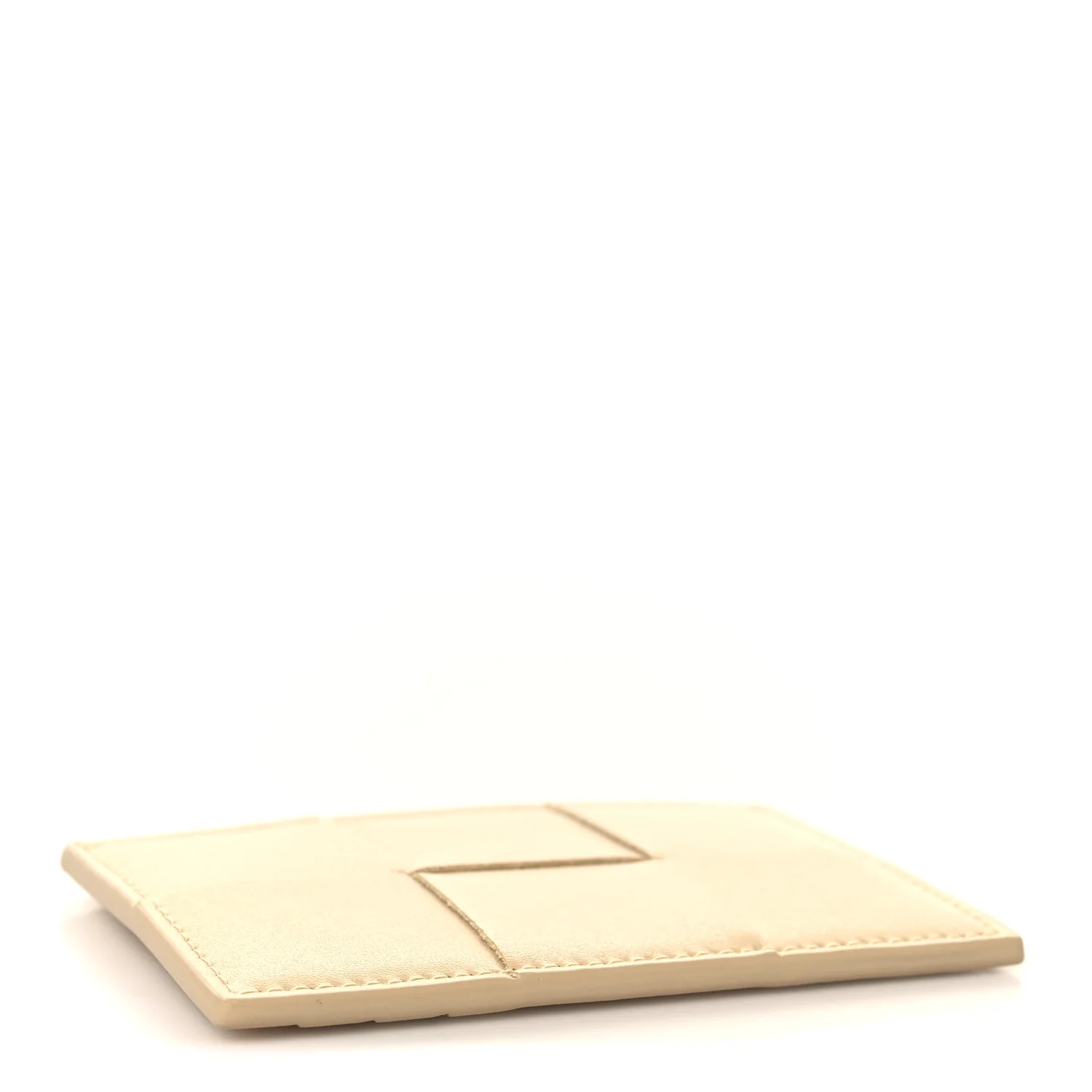 Nappa Intreccio Cassette Credit Card Holder Porridge - Image 4