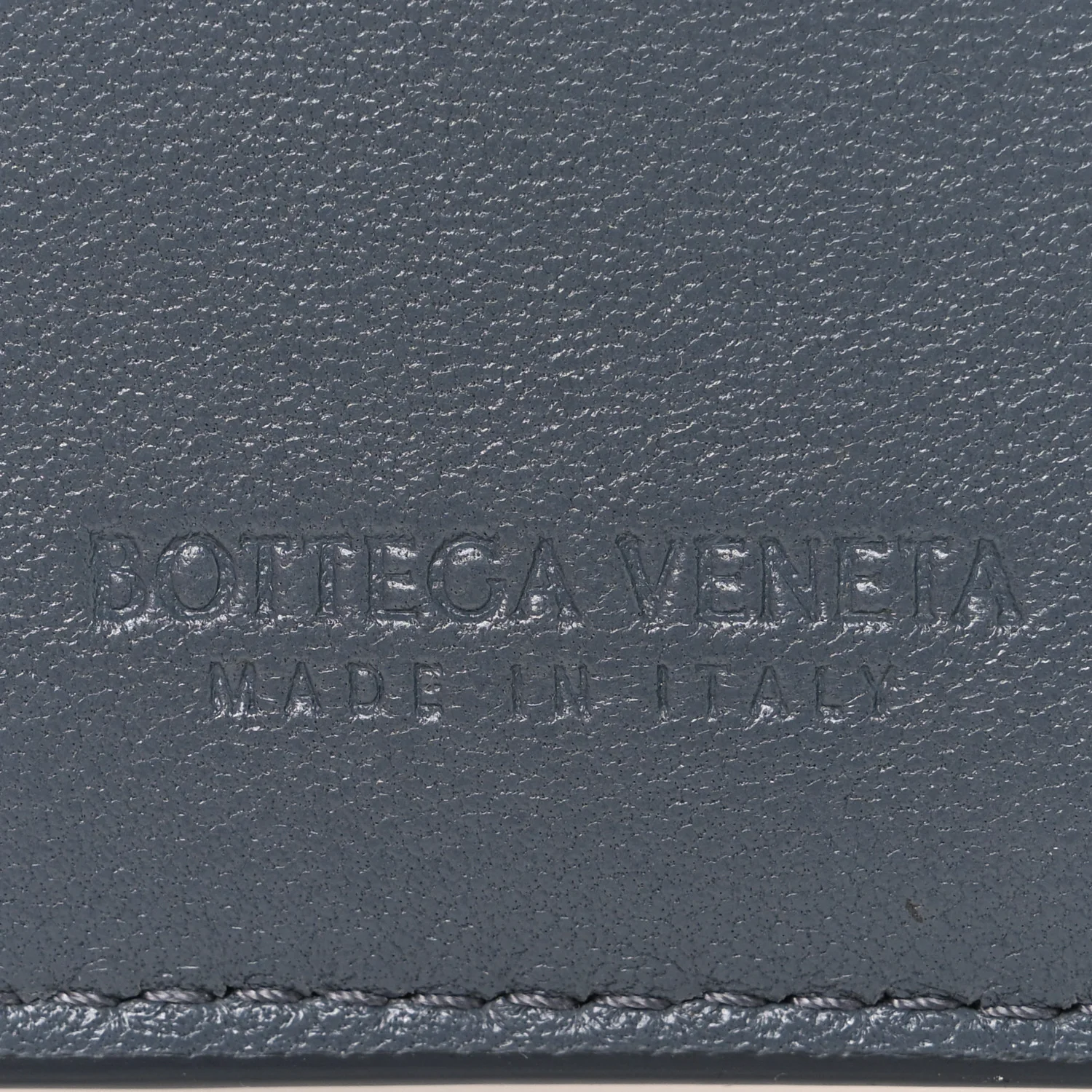 Nappa Intreccio Cassette Credit Card Holder Thunder - Image 6