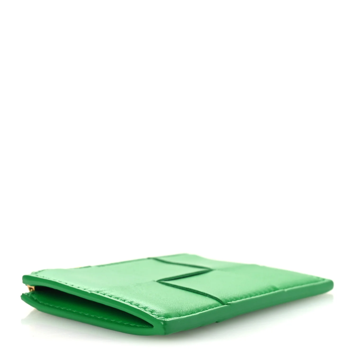 Nappa Intreccio Cassette Zipped Card Case Parakeet - Image 4