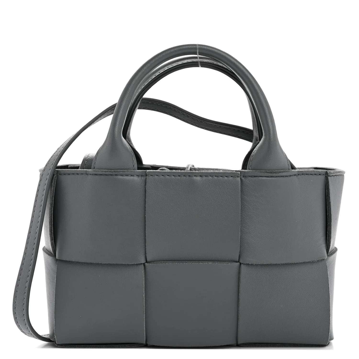 Nappa Maxi Intrecciato Arco Tote Thunder