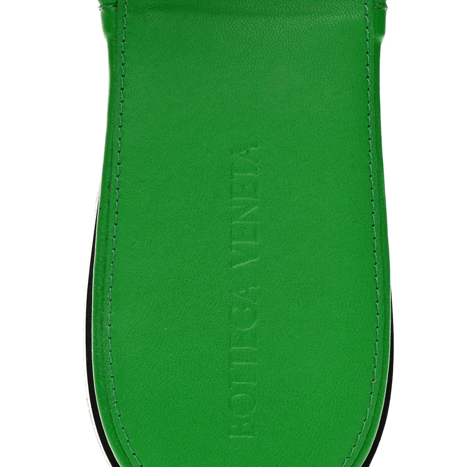 Nappa Maxi Intrecciato Lido Flat Sandals 39 Grass - Image 8