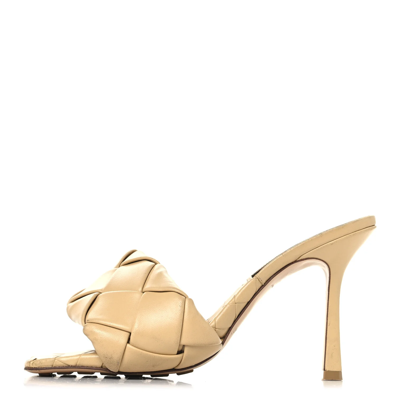 Nappa Maxi Intrecciato Lido Mule Sandals 39 Bandage