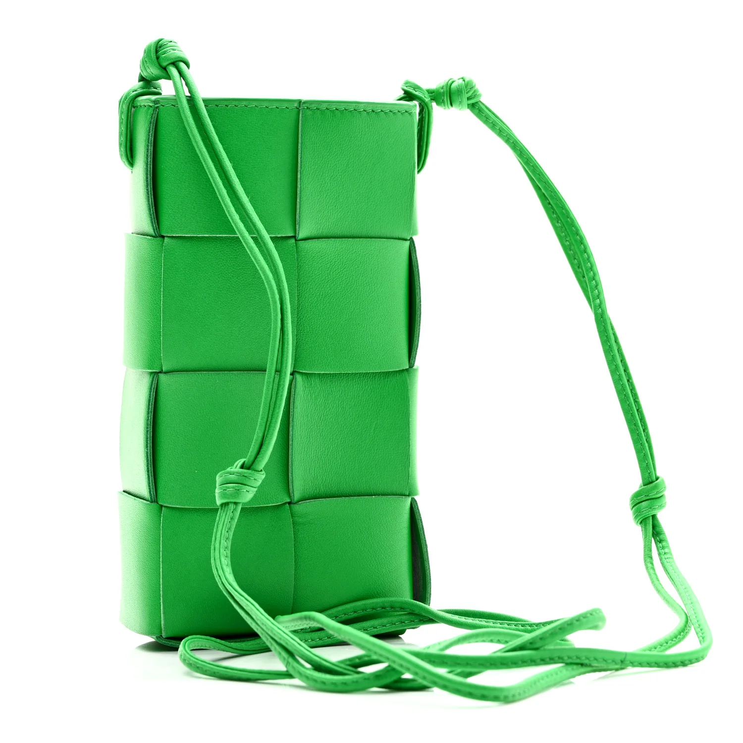 Nappa Maxi Intrecciato Phone Pouch Parakeet - Image 3