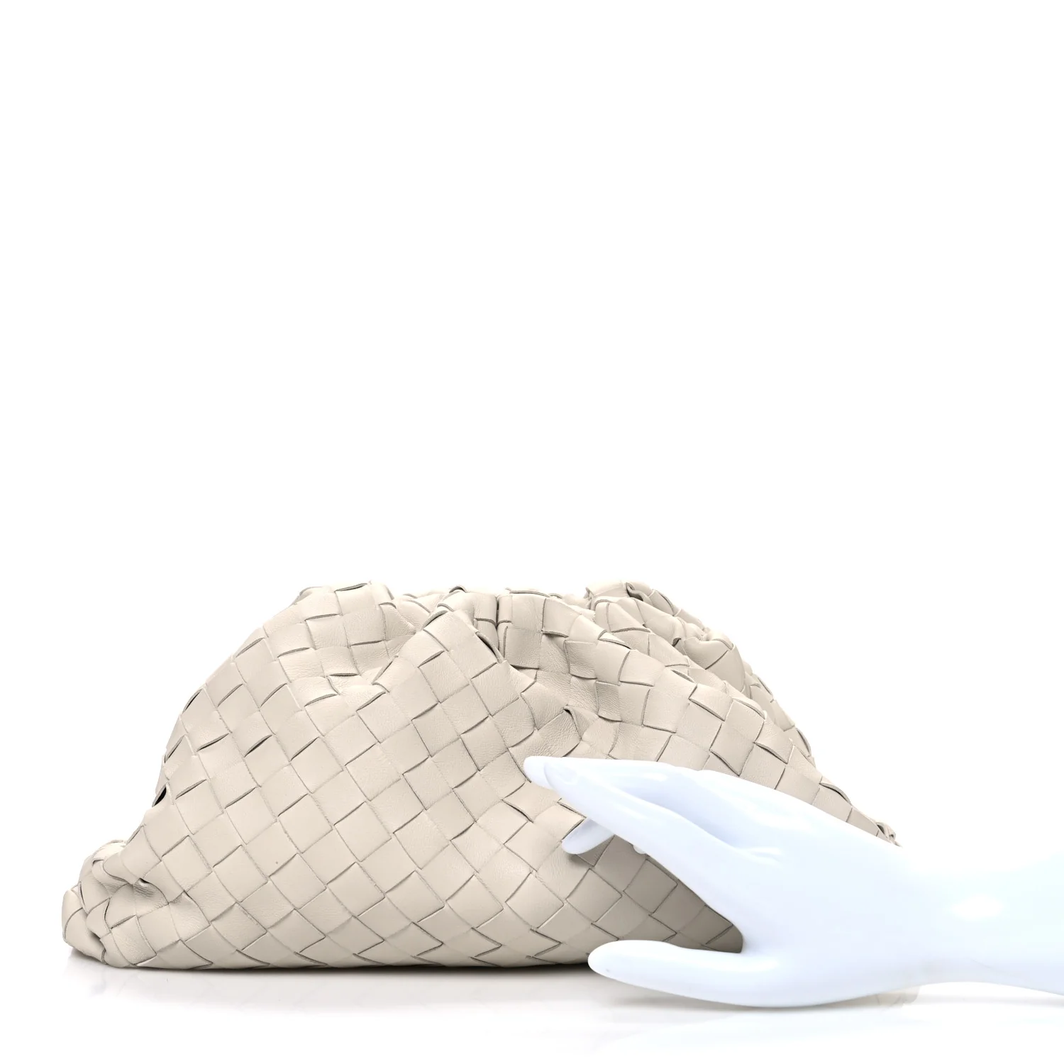 Nappa Maxi Intrecciato The Pouch Oversized Clutch Plaster - Image 2