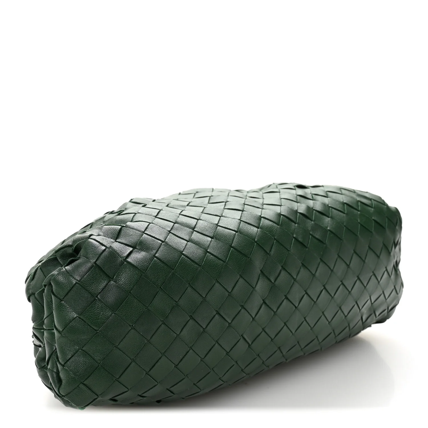 Nappa Maxi Intrecciato The Pouch Oversized Clutch Raintree - Image 4
