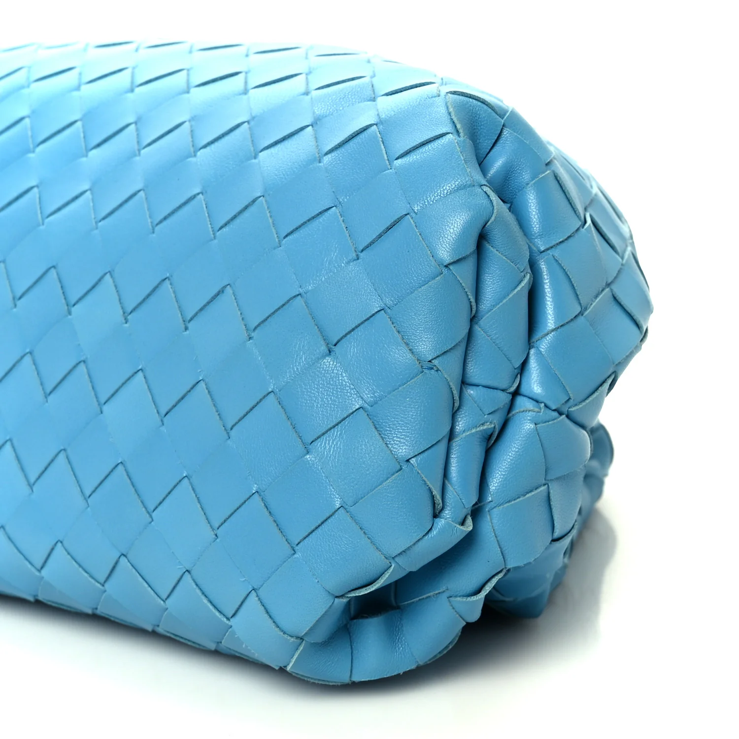 Nappa Maxi Intrecciato The Pouch Oversized Clutch Swimming Pool - Image 11