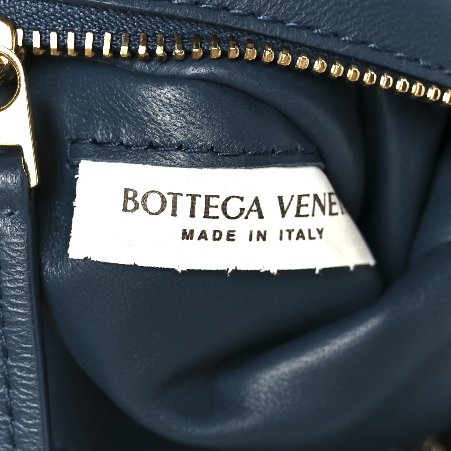 Nappa Maxi Intreccio Padded Cassette Crossbody Bag Deep Blue - Image 7