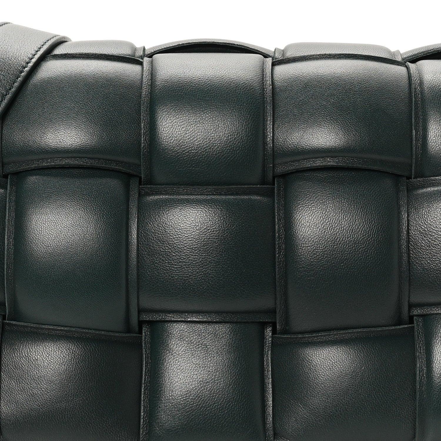 Nappa Maxi Intreccio Padded Cassette Crossbody Bag Inkwell - Image 7