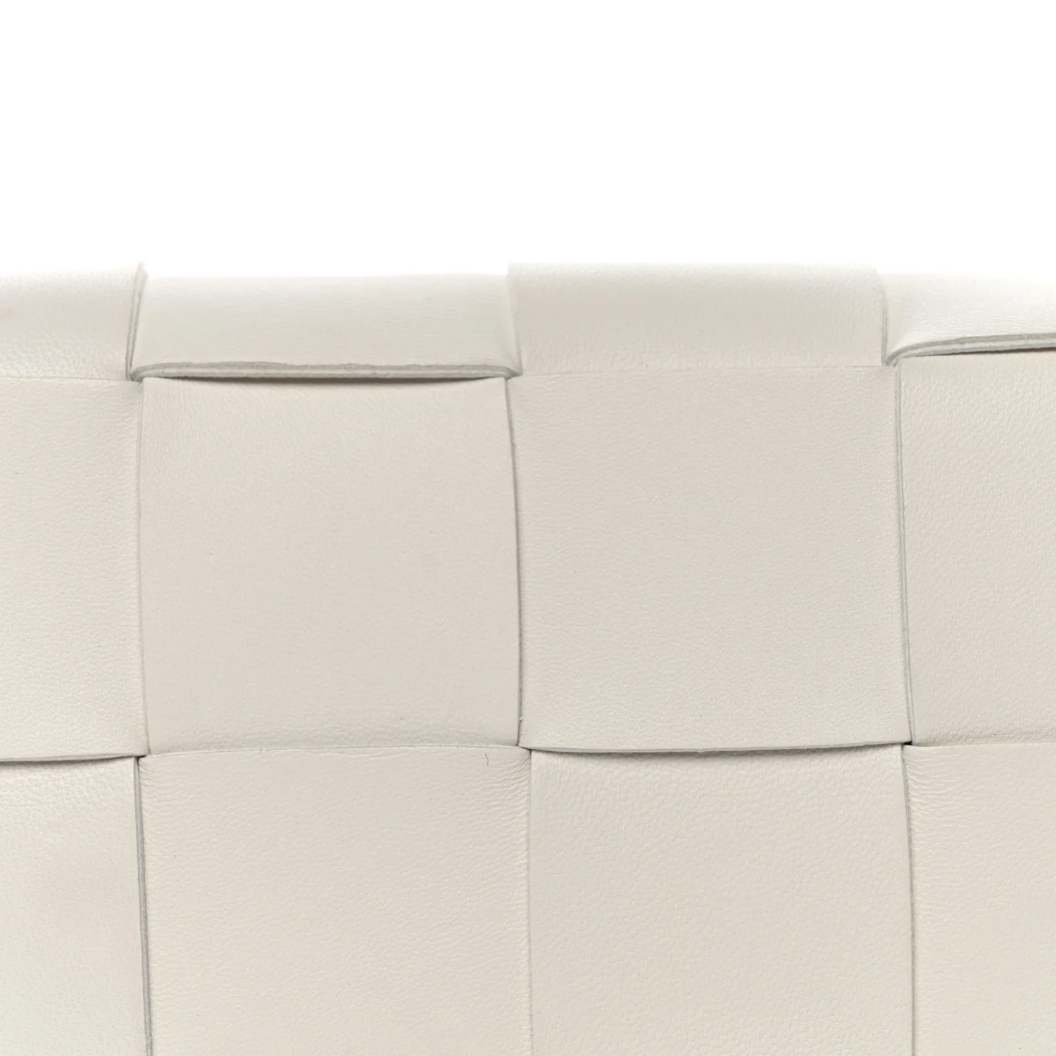 Nappa Maxi Intreccio The Belt Cassette Bag White - Image 8